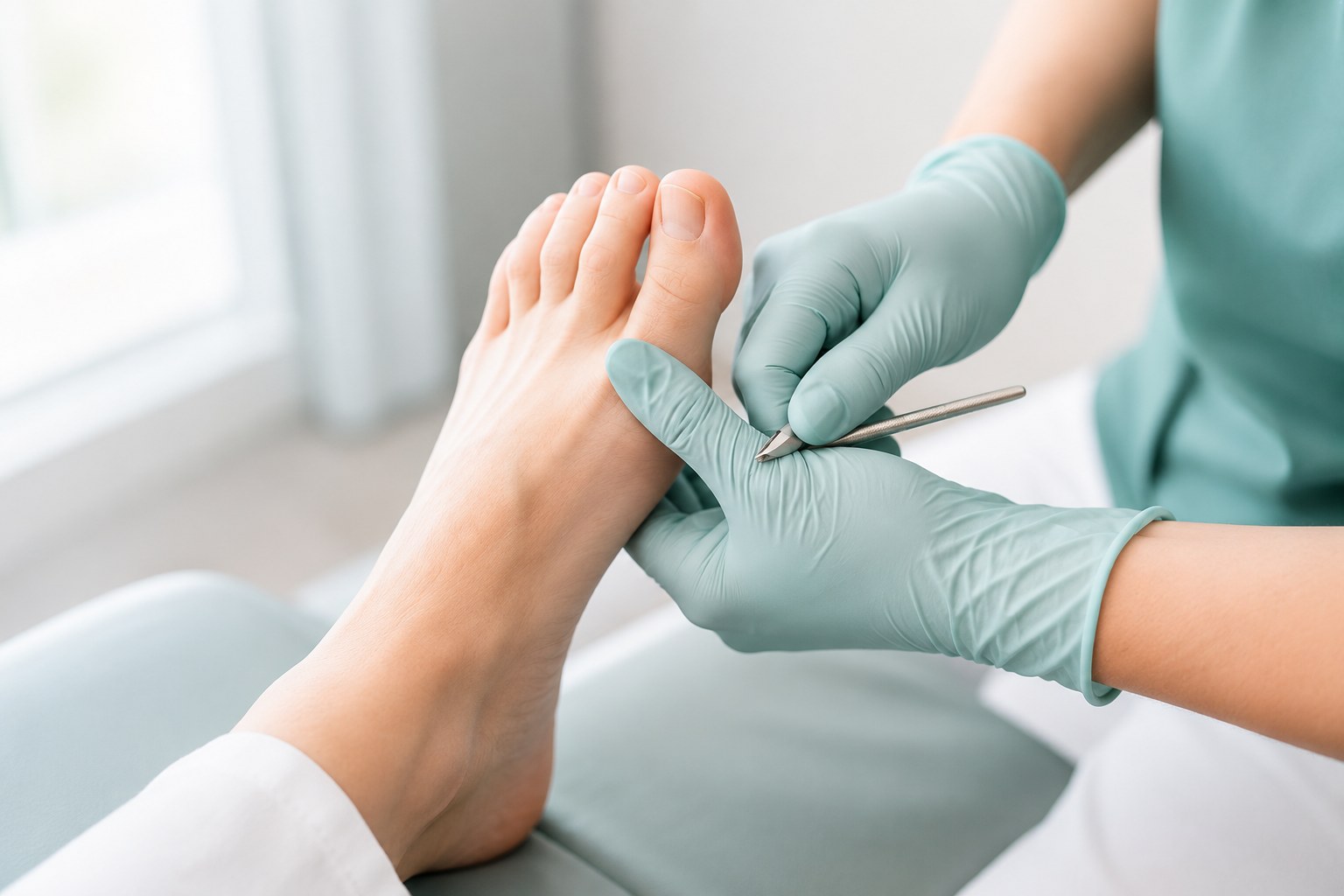Soin de pédicurie : soin des pieds au cabinet
